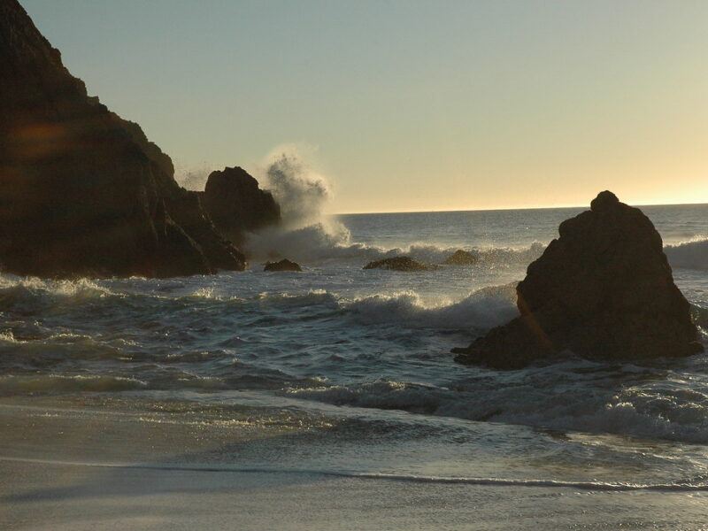 Gray Whale Cove, Gray Whale State Beach, Northern California, USA