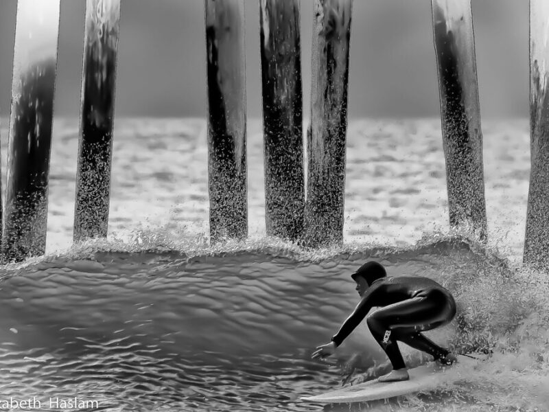 Surfer at Cayucos