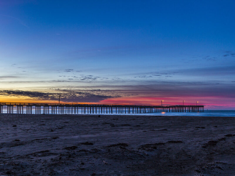 Cayucos pier Sunrise