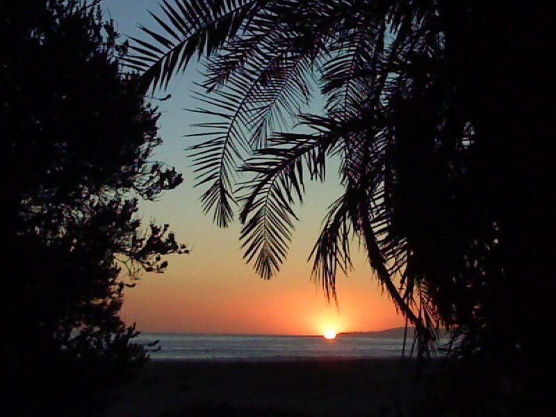 Sunset at Carpinteria State Beach