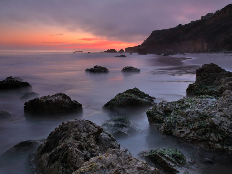 El Matador State Beach, Ca - The Fog and mousetricity.