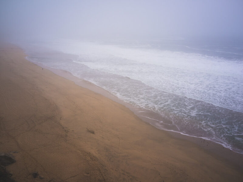 Lone figure, Montara State Beach—Sony RX1