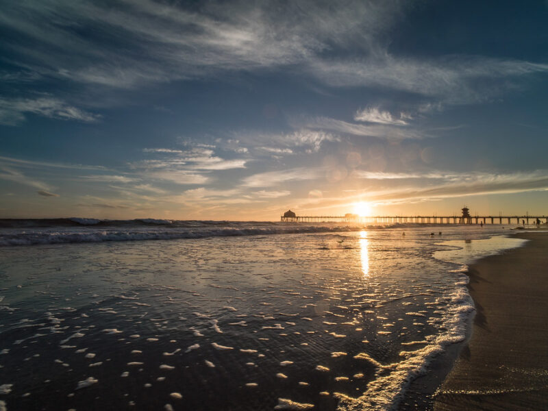 Huntington Beach Sunset - Sony A7s Voigtlander 15mm