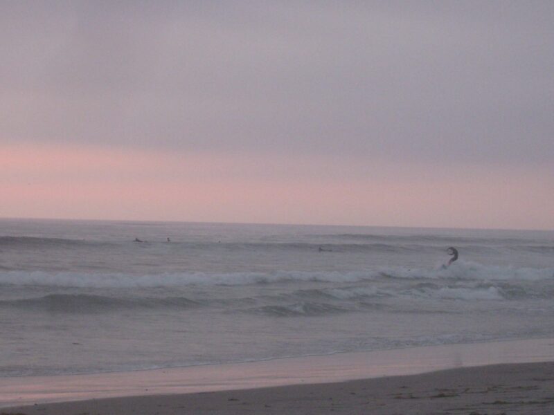 Dusk Surfing at San Elijo State Beach