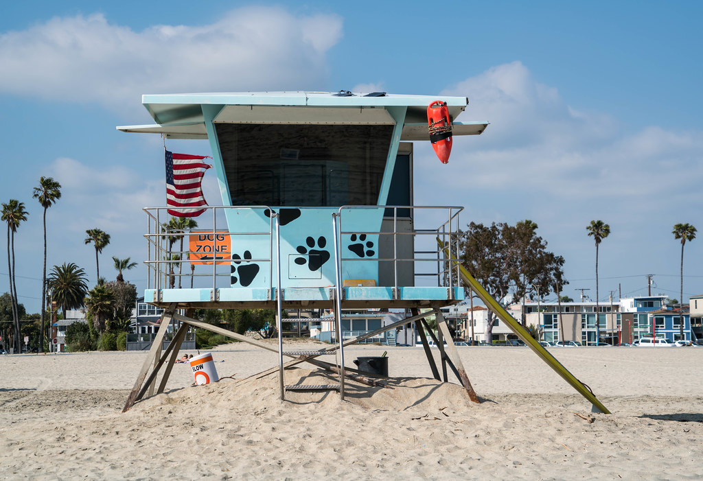 Lifeguard Stand - Rosie's Dog Beach - Long Beach, CA